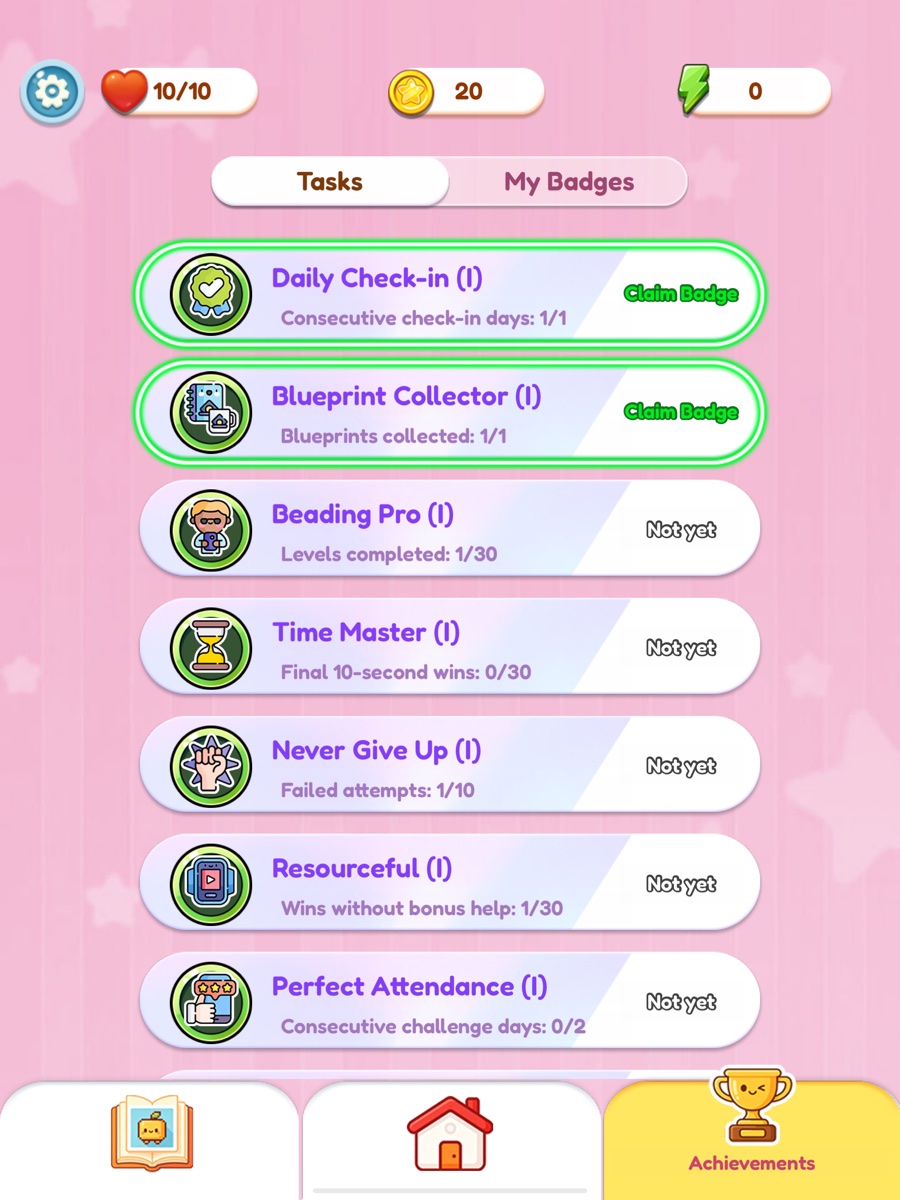 Jewel Garden achievements and badges